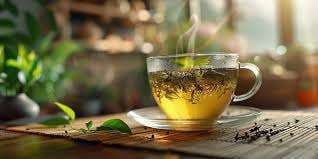 Té VerdeTé verde antioxidante servido caliente.