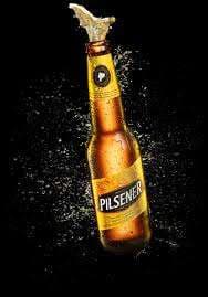 Cerveza PilsnerCerveza pilsner refrescante con un toque amargo.